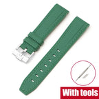 Silicone Strap for Swatch X Omega Moonswatch Stainless Steel Buckle 20mm 22mm Waterproof Band - STRAPS