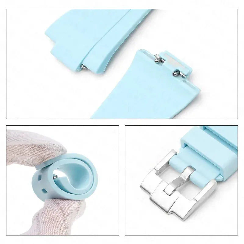 Silicone Strap for Tissot PRX 35MM/40MM Series – Casual Fashion Replacement Band with Quick Release Tool - STRAPS