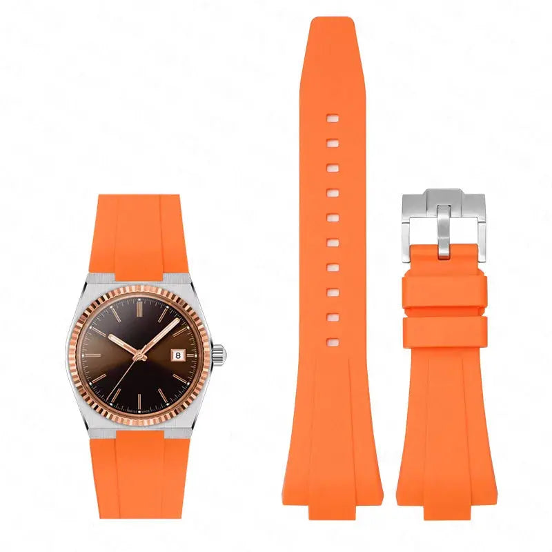 Silicone Strap for Tissot PRX 35MM/40MM Series – Casual Fashion Replacement Band with Quick Release Tool - STRAPS