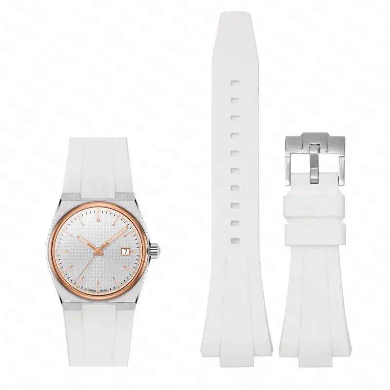 Silicone Strap for Tissot PRX 35MM/40MM Series – Casual Fashion Replacement Band with Quick Release Tool - STRAPS