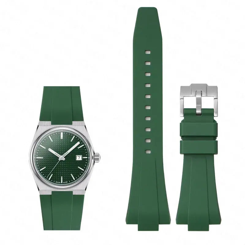 Silicone Strap for Tissot PRX 35MM/40MM Series – Casual Fashion Replacement Band with Quick Release Tool - STRAPS