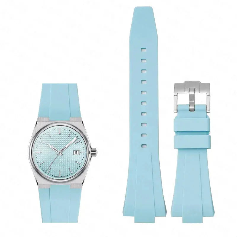Silicone Strap for Tissot PRX 35MM/40MM Series – Casual Fashion Replacement Band with Quick Release Tool - STRAPS