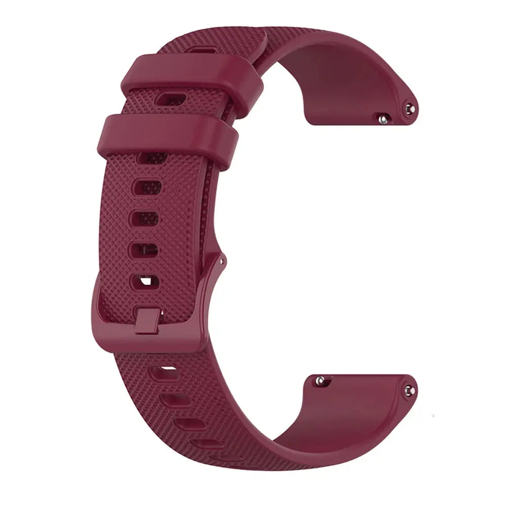 Silicone Watch Band for Garmin Venu, Vivoactive & Forerunner (18mm, 20mm, 22mm) STRAPS