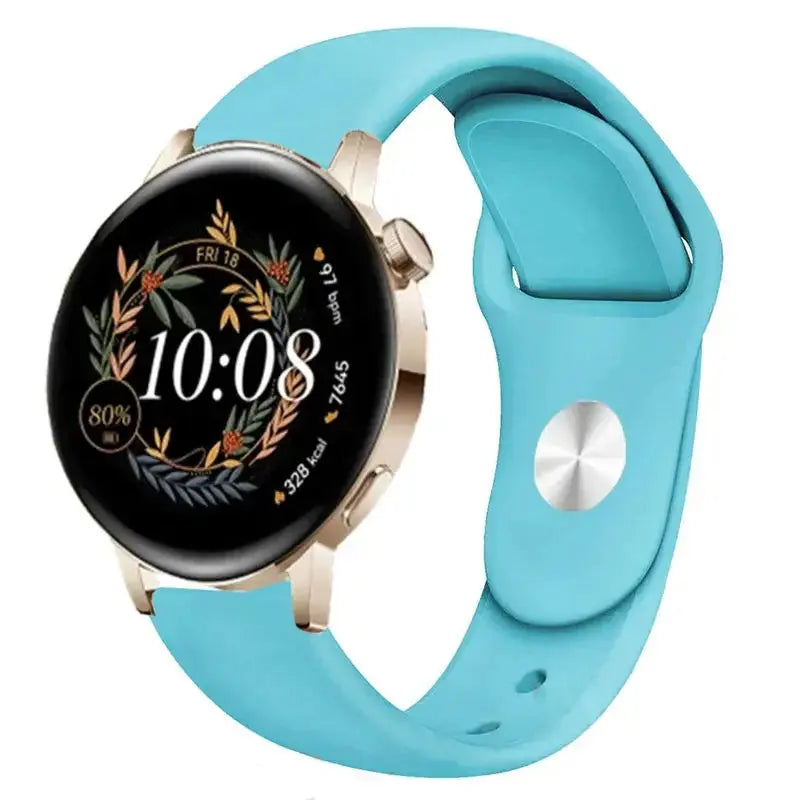 Silicone Watch Band for Huawei Watch GT 3/2/Pro, GT Runner, Watch 3 Pro, Honor 20mm or 22mm - STRAPS
