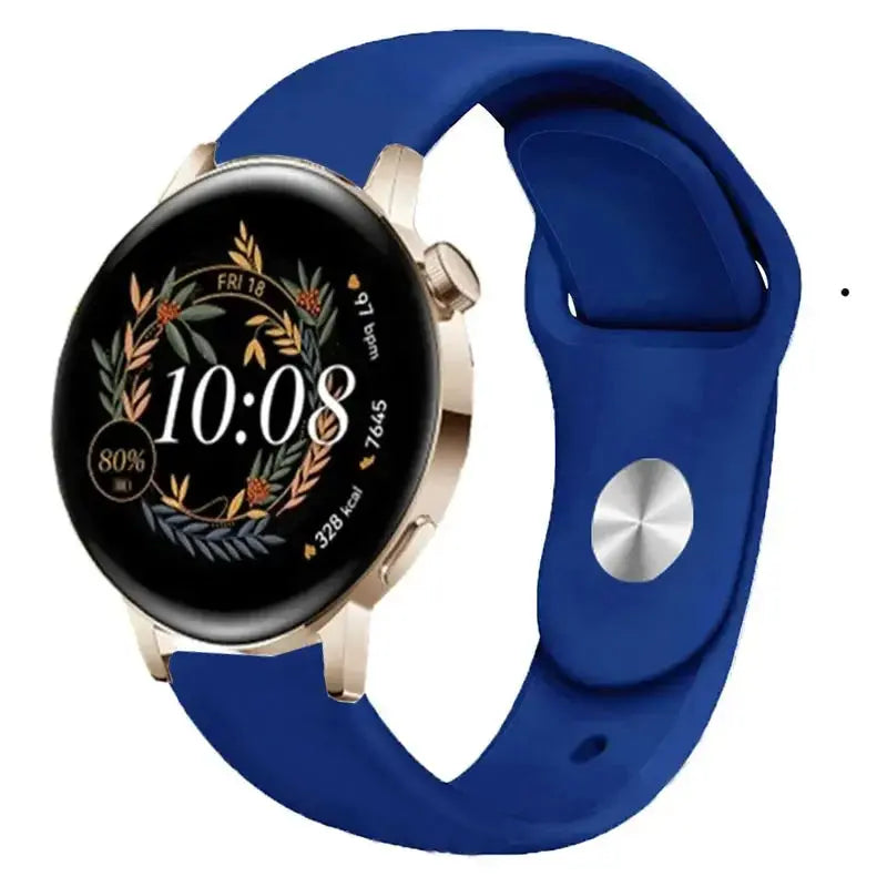 Silicone Watch Band for Huawei Watch GT 3/2/Pro, GT Runner, Watch 3 Pro, Honor 20mm or 22mm - STRAPS
