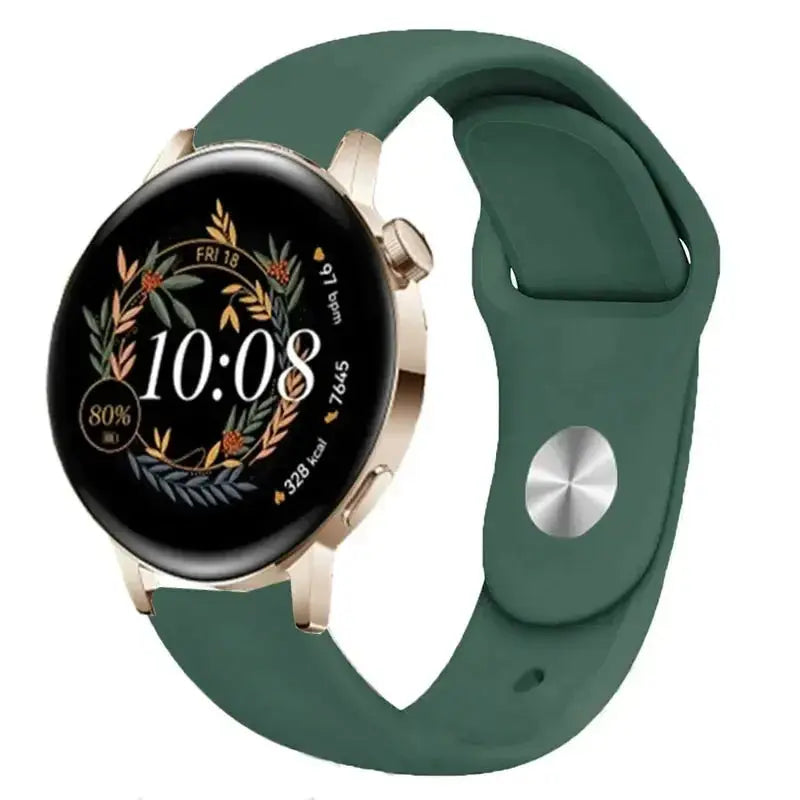 Silicone Watch Band for Huawei Watch GT 3/2/Pro, GT Runner, Watch 3 Pro, Honor 20mm or 22mm - STRAPS