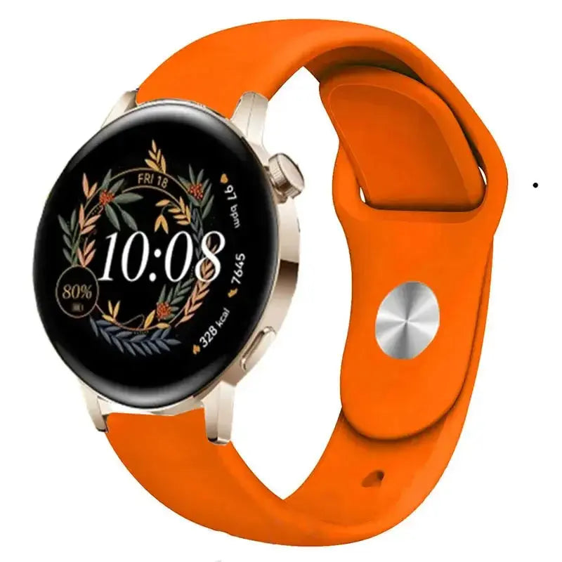 Silicone Watch Band for Huawei Watch GT 3/2/Pro, GT Runner, Watch 3 Pro, Honor 20mm or 22mm - STRAPS