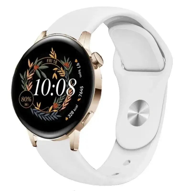 Silicone Watch Band for Huawei Watch GT 3/2/Pro, GT Runner, Watch 3 Pro, Honor 20mm or 22mm - STRAPS