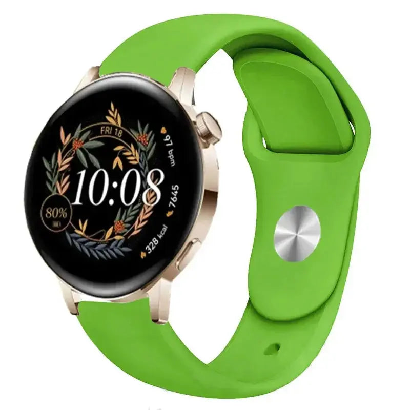 Silicone Watch Band for Huawei Watch GT 3/2/Pro, GT Runner, Watch 3 Pro, Honor 20mm or 22mm - STRAPS