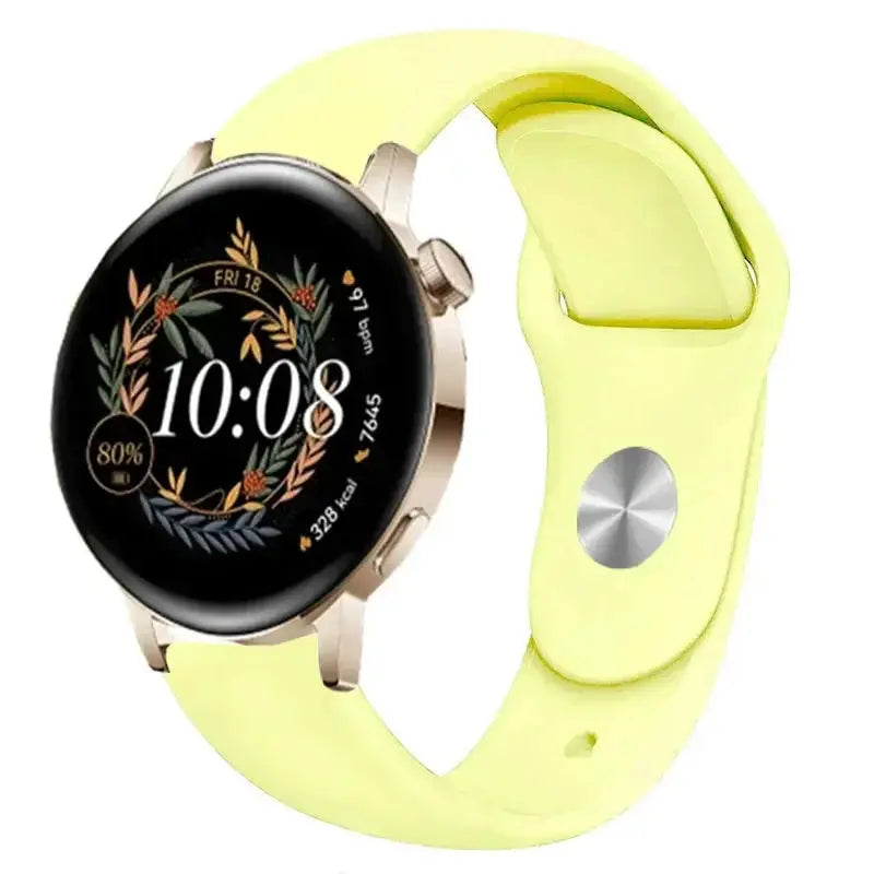 Silicone Watch Band for Huawei Watch GT 3/2/Pro, GT Runner, Watch 3 Pro, Honor 20mm or 22mm - STRAPS