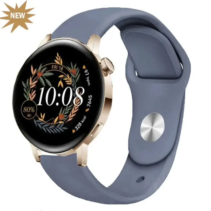 Silicone Watch Band for Huawei Watch GT 3/2/Pro, GT Runner, Watch 3 Pro, Honor 20mm or 22mm - STRAPS