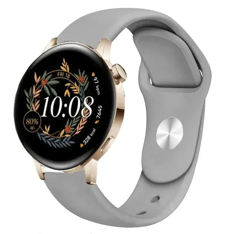 Silicone Watch Band for Huawei Watch GT 3/2/Pro, GT Runner, Watch 3 Pro, Honor 20mm or 22mm - STRAPS