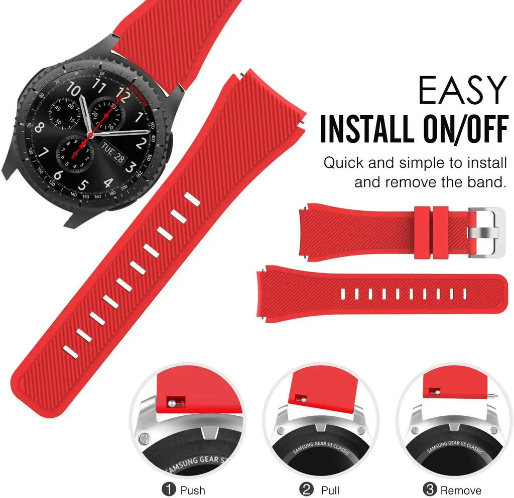 Silicone Watch Band for Huawei Watch GT Series 46mm STRAPS