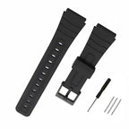 Silicone Watch Strap - 12-22mm - Casio W800H, F91W, AE1200 & More - Resin Bracelet - STRAPS