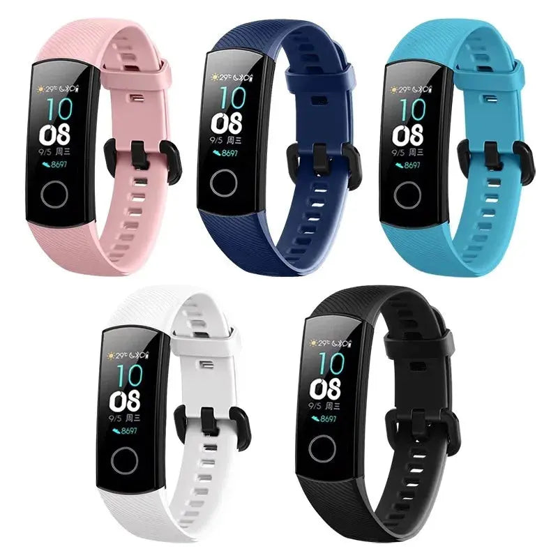 Silicone Watch Strap for Huawei Honor Band 4/5 – Smartwatch Replacement Wristband - STRAPS