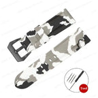 Silicone Watch Strap for Panerai, Omega, Casio – 20mm, 22mm, 24mm, 26mm Band with Metal Pin Buckle STRAPS