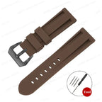Silicone Watch Strap for Panerai, Omega, Casio – 20mm, 22mm, 24mm, 26mm Band with Metal Pin Buckle STRAPS
