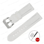 Silicone Watch Strap for Panerai, Omega, Casio – 20mm, 22mm, 24mm, 26mm Band with Metal Pin Buckle STRAPS