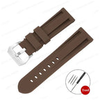Silicone Watch Strap for Panerai, Omega, Casio – 20mm, 22mm, 24mm, 26mm Band with Metal Pin Buckle STRAPS