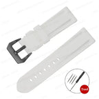 Silicone Watch Strap for Panerai, Omega, Casio – 20mm, 22mm, 24mm, 26mm Band with Metal Pin Buckle STRAPS