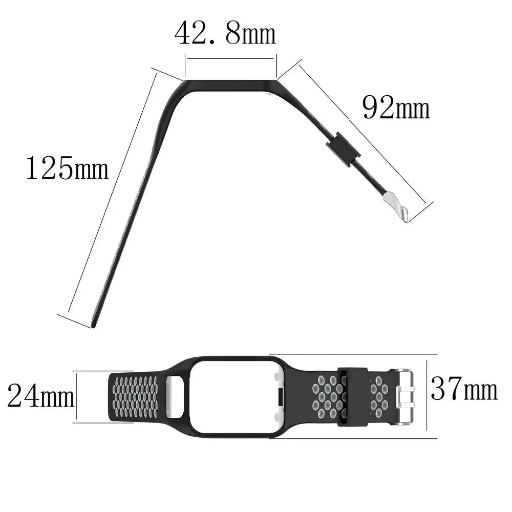 Silicone Watch Strap for TomTom Adventurer, Spark, Golfer, Runner Models – Replacement Band - STRAPS