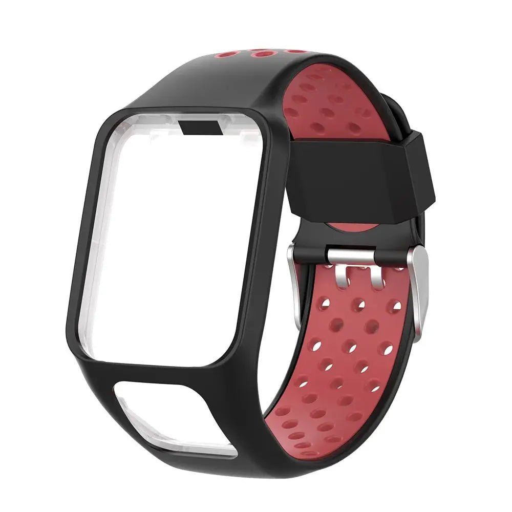 Silicone Watch Strap for TomTom Adventurer, Spark, Golfer, Runner Models – Replacement Band - STRAPS