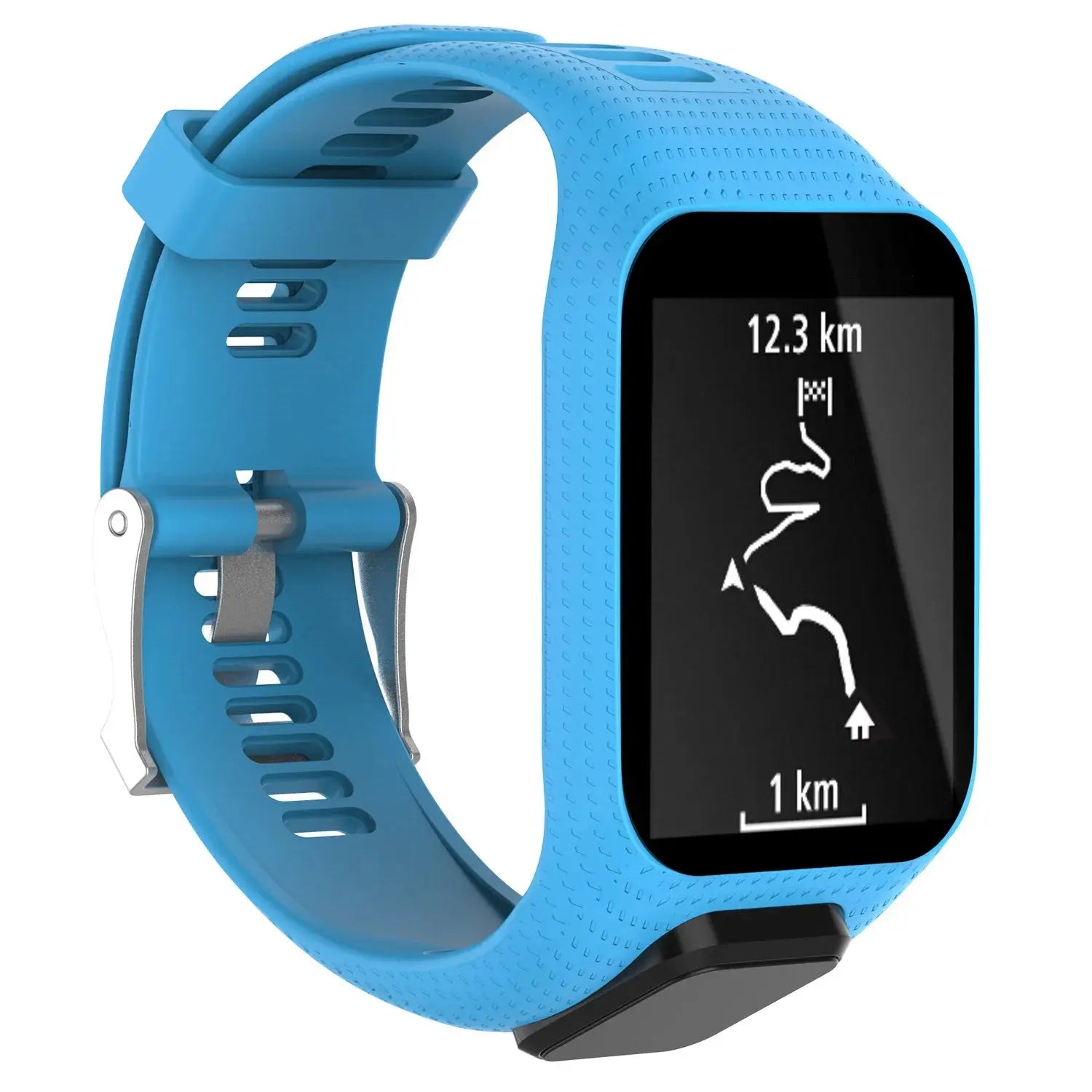 Silicone Watch Strap for TomTom Adventurer, Spark, Golfer, Runner Models – Replacement Band - STRAPS