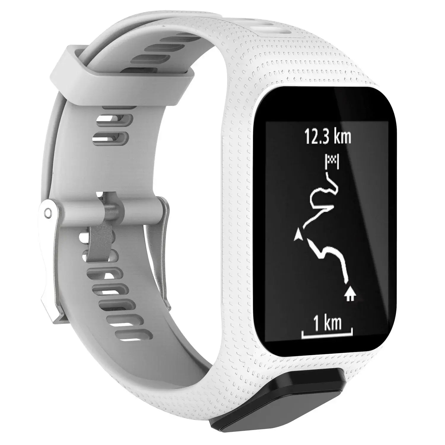 Silicone Watch Strap for TomTom Adventurer, Spark, Golfer, Runner Models – Replacement Band - STRAPS