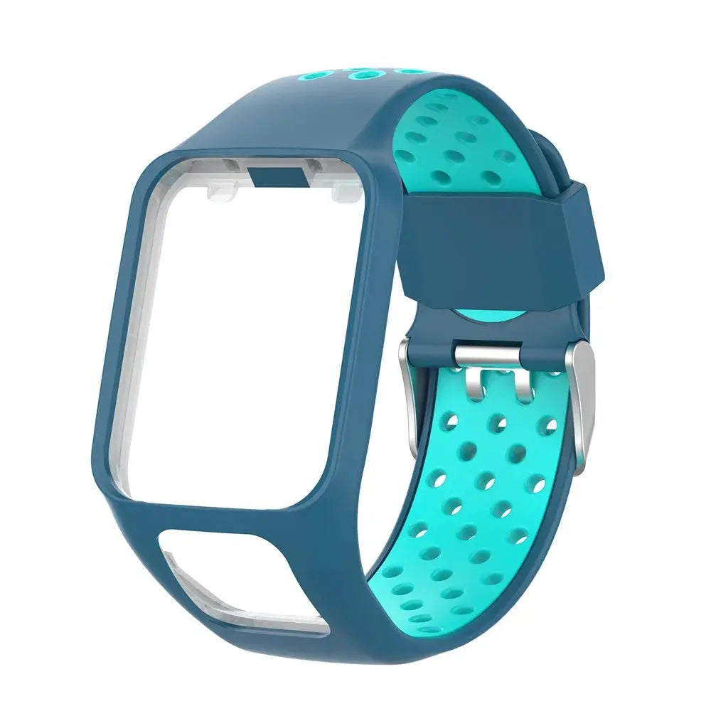 Silicone Watch Strap for TomTom Adventurer, Spark, Golfer, Runner Models – Replacement Band - STRAPS