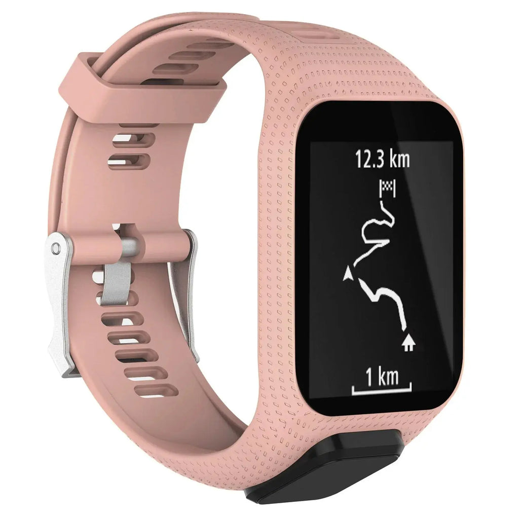 Silicone Watch Strap for TomTom Adventurer, Spark, Golfer, Runner Models – Replacement Band - STRAPS