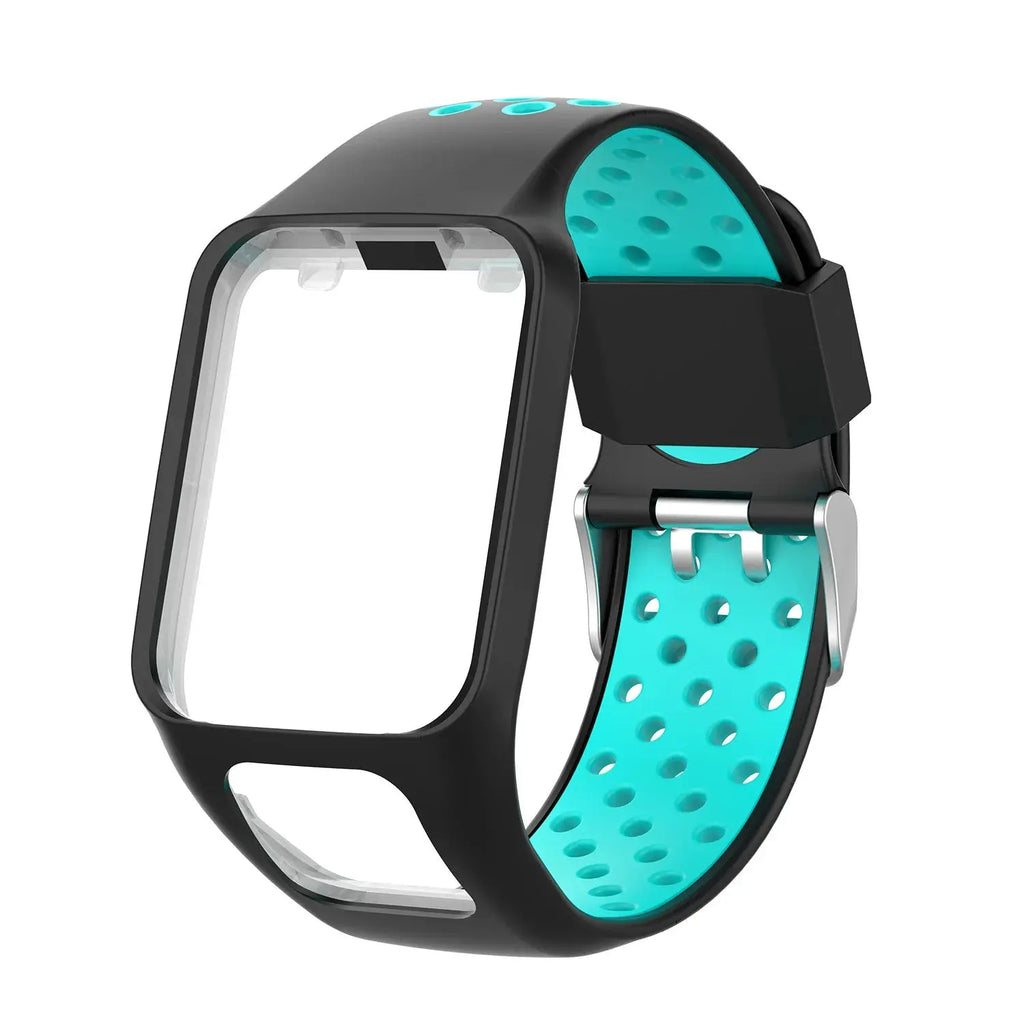 Silicone Watch Strap for TomTom Adventurer, Spark, Golfer, Runner Models – Replacement Band - STRAPS