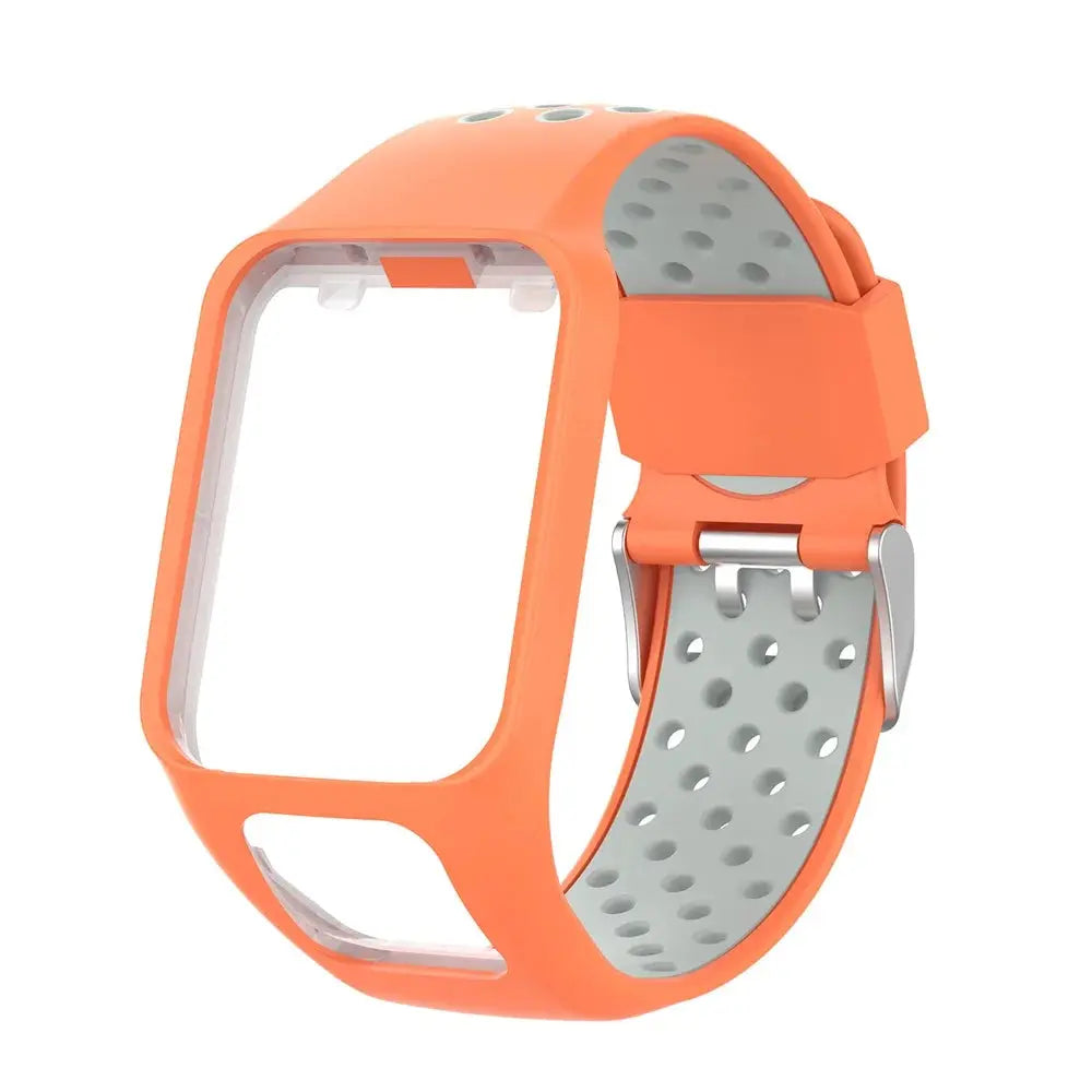 Silicone Watch Strap for TomTom Adventurer, Spark, Golfer, Runner Models – Replacement Band - STRAPS