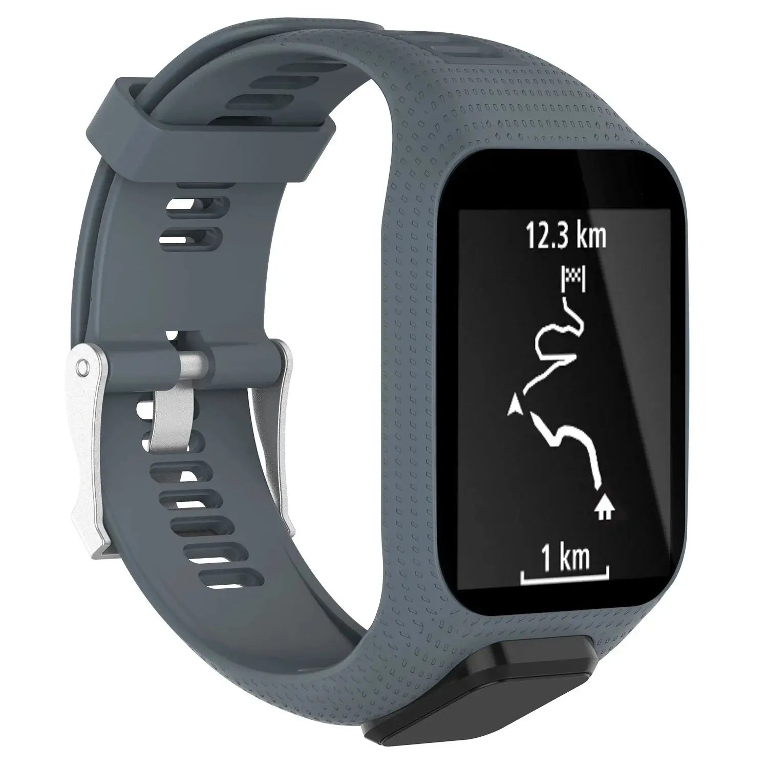 Silicone Watch Strap for TomTom Adventurer, Spark, Golfer, Runner Models – Replacement Band - STRAPS