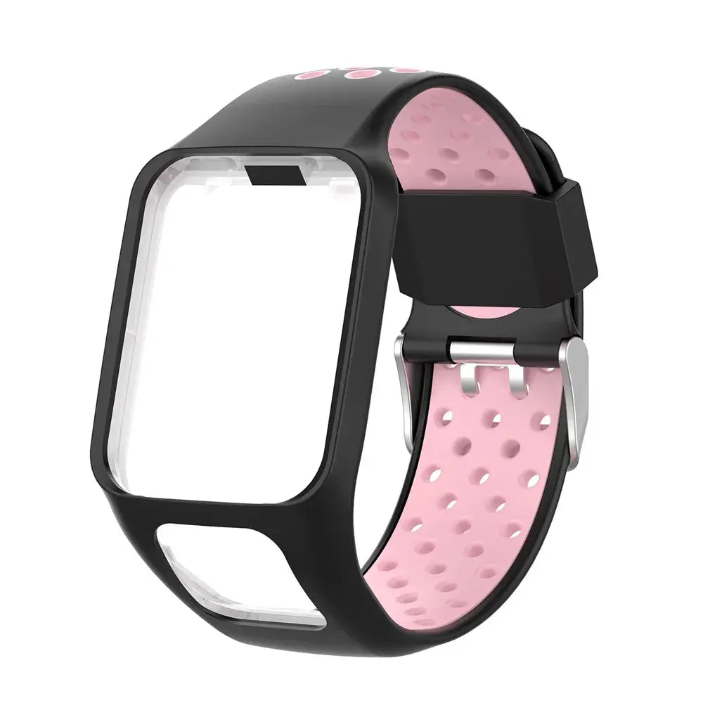Silicone Watch Strap for TomTom Adventurer, Spark, Golfer, Runner Models – Replacement Band - STRAPS