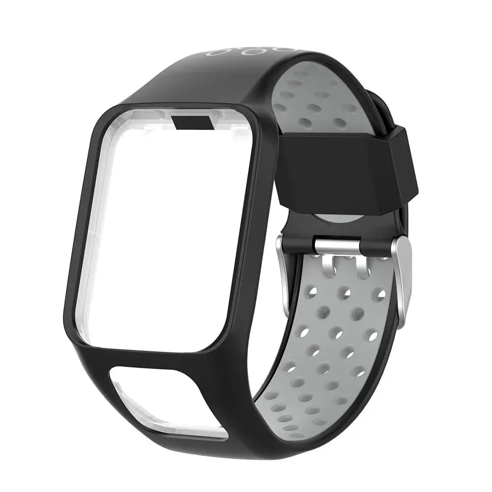 Silicone Watch Strap for TomTom Adventurer, Spark, Golfer, Runner Models – Replacement Band - STRAPS