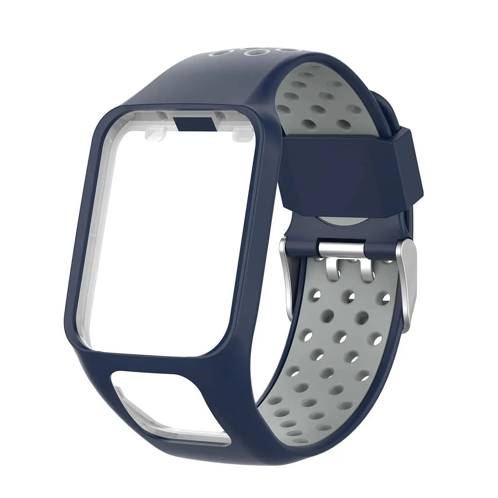 Silicone Watch Strap for TomTom Adventurer, Spark, Golfer, Runner Models – Replacement Band - STRAPS