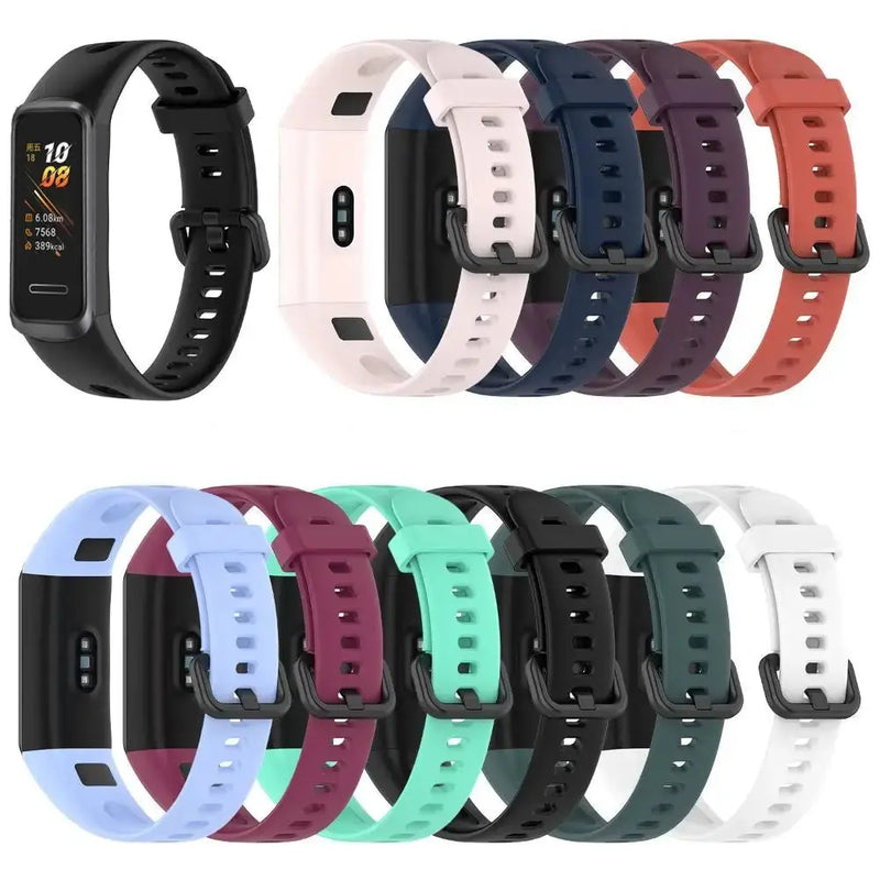 Silicone Wrist Strap for Huawei Band 4 / Honor Band 5i – Adjustable Replacement Band - STRAPS