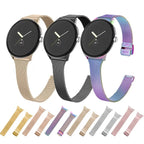 Slim Milanese Stainless Steel Strap for Google Pixel Watch 2/1 – No Gap Mesh Band STRAPS