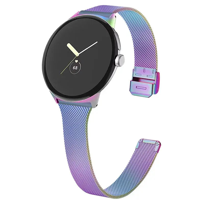 Slim Milanese Stainless Steel Strap for Google Pixel Watch 2/1 – No Gap Mesh Band STRAPS