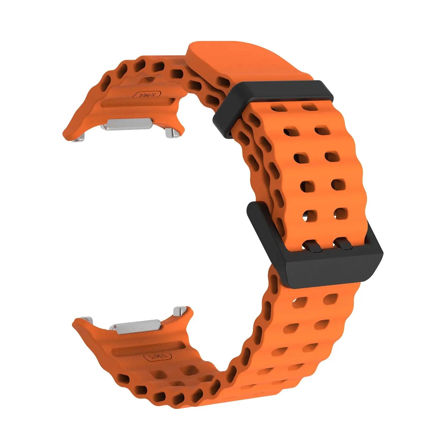 Soft Loop Silicone Bracelet for Samsung Galaxy Watch 7 Ultra 47mm – No Gaps Curved End Sports Strap UMQ