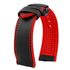 Soft Nylon Fluoro Rubber Watchband for Breitling, Citizen, Tissot, Omega – 20mm, 22mm, 23mm, 24mm STRAPS