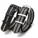 Soft Nylon Strap for Omega Seamaster 007 & Seiko Prospex - Military Canvas Watch Band - STRAPS
