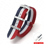 Soft Nylon Strap for Omega Seamaster 007 & Seiko Prospex - Military Canvas Watch Band - STRAPS