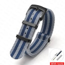 Soft Nylon Strap for Omega Seamaster 007 & Seiko Prospex - Military Canvas Watch Band - STRAPS