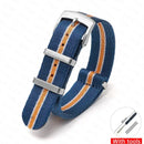 Soft Nylon Strap for Omega Seamaster 007 & Seiko Prospex - Military Canvas Watch Band - STRAPS