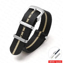 Soft Nylon Strap for Omega Seamaster 007 & Seiko Prospex - Military Canvas Watch Band - STRAPS