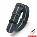 Soft Nylon Strap for Omega Seamaster 007 & Seiko Prospex - Military Canvas Watch Band - STRAPS