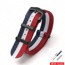 Soft Nylon Strap for Omega Seamaster 007 & Seiko Prospex - Military Canvas Watch Band - STRAPS