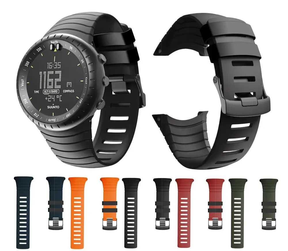 Soft Silicone Replacement Strap for Suunto Core Frontier/Classic Smart Watch - STRAPS