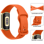 Soft TPU Strap for Fitbit Charge 5 & 6 – Adjustable Replacement Wristband for Fitbit Charge 5/6 TOBFIT